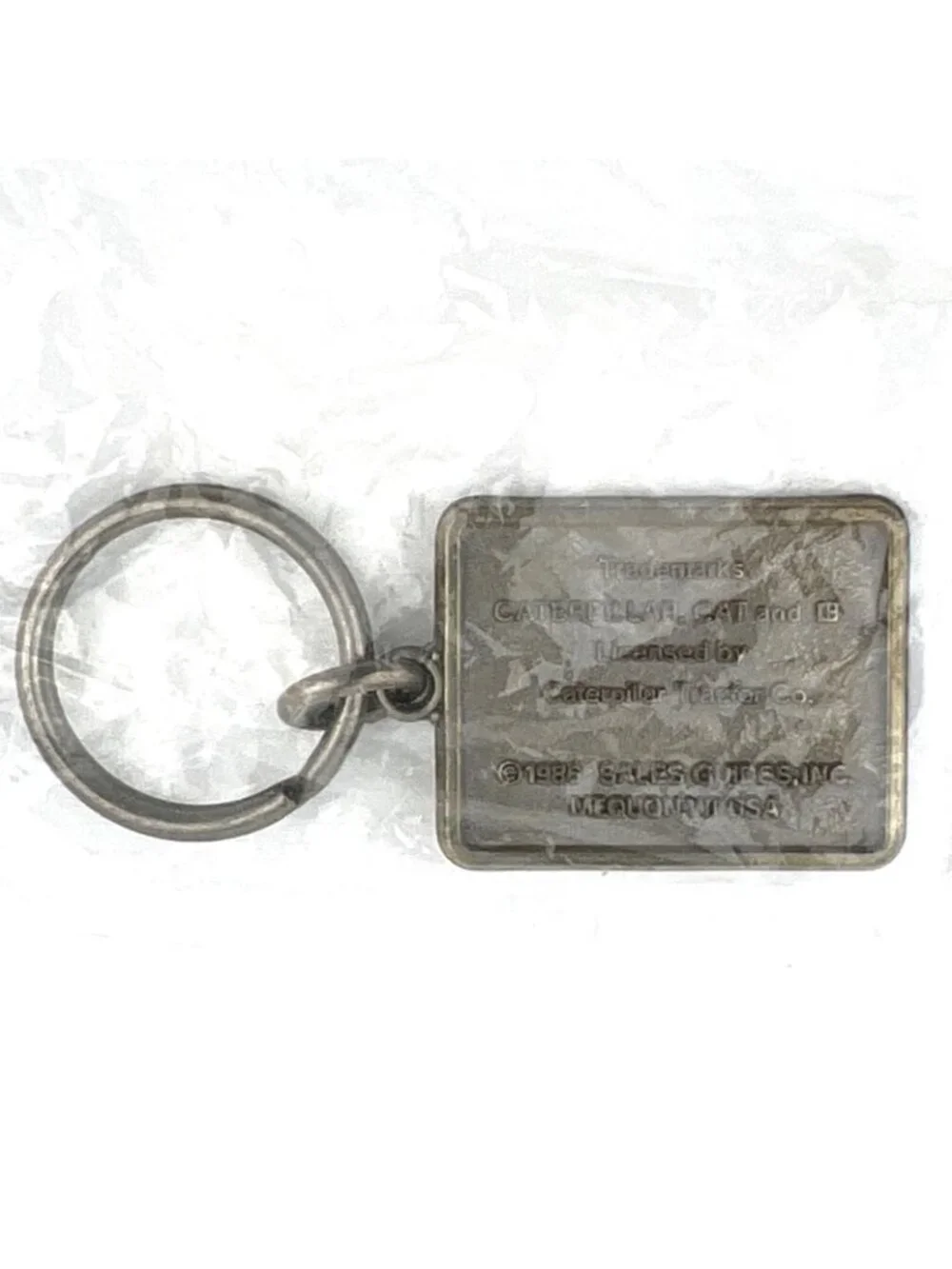 1986 Caterpillar Cat N Series Tractor Keyring Keychain NOS In original Package
